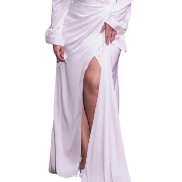 Cinderella Divine Bridal 7478WC Bridal Dress Off White Size 22 - Picture 3 of 5